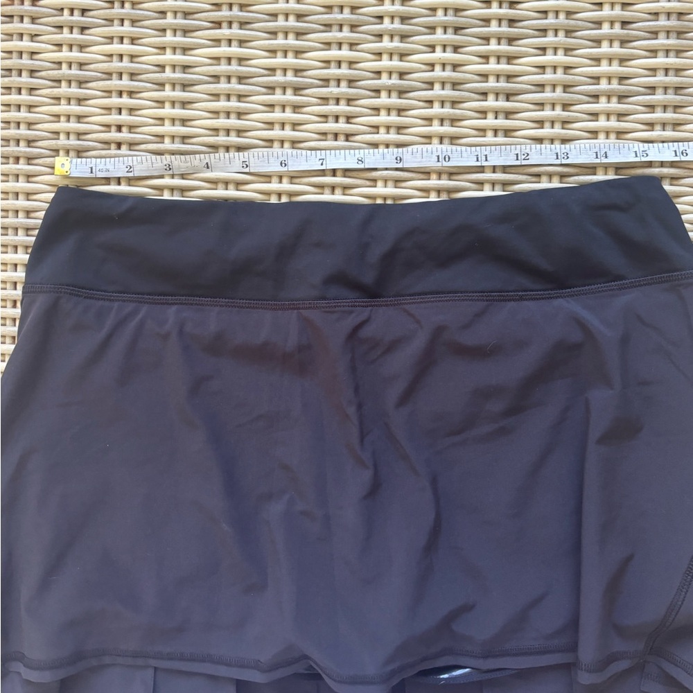 Lululemon Pace Setter black Skirt‎ 8 Athleisure workout yoga pickleball coastal - Picture 6 of 7